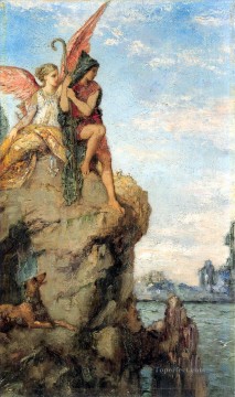  Simbolismo Pintura - hesíodo y la musa Simbolismo bíblico mitológico Gustave Moreau